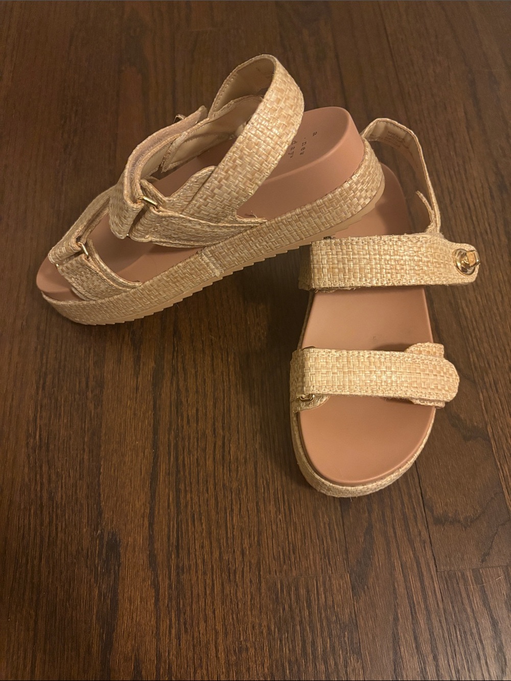 a new day Women’s Tan Woven Sandals